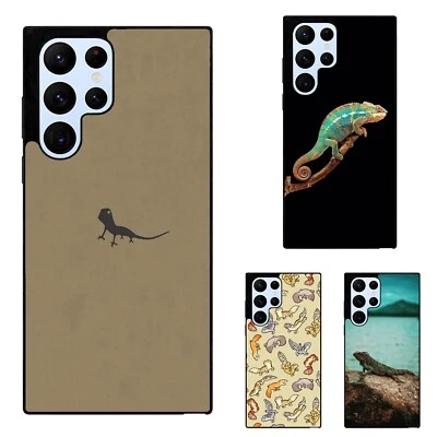 Для Samsung S25 S24 S23 FE Ultra a15 a16 милый рептилии ящерица геккон прочный чехол - Изображение 1 из 4