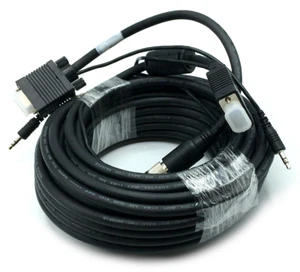 NEW Tripp Lite 50 Foot VGA Male to Male Monitor Cable 15 Pin - w/ WARRANTY!! - Picture 1 of 5