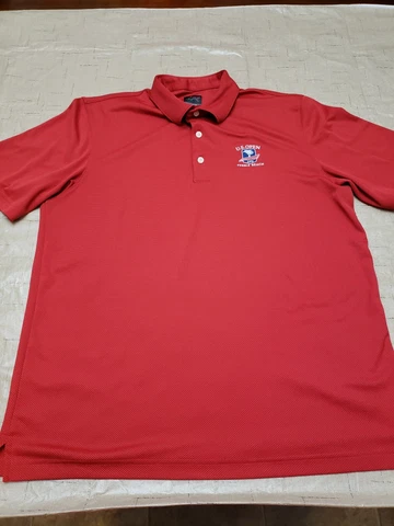 Greg Norman PlayDry Golf Polo 2019 US Open Pebble Beach Red Cover