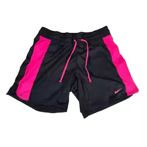 Pantalones Cortos Nike Dri-Fit para Mujer XS Extra SM Forrados de Negro Atlético Correr a Rayas Rosa - Imagen 1 de 7