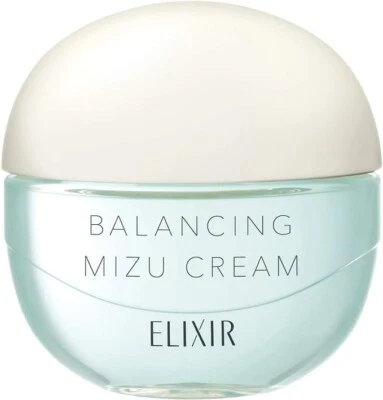 ELIXIR BALANCING MIZU CREAM Aging Acne Care Moisturizing Gel 60g JAPAN - Image 1 of 3