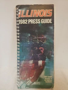 1982 Illinois Fighting Illini Football Team Media Guide Tony Eason Big Ten Press - Picture 1 of 9