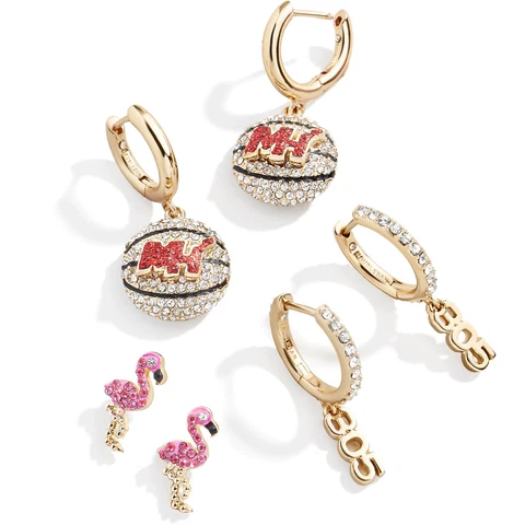 BaubleBar Miami Heat Logo Earrings Set Cover