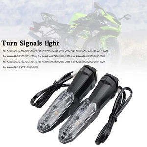 Clignotants pour Kawasaki Z125 Z250 Z400 Z650 Z750 Z800 Z900 U - Picture 1 of 12