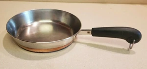 Vintage Revere Ware 1801 Edelstahl 8 Zoll Nein. 78 Brying Pan Rom, New York, USA - Bild 1 von 6