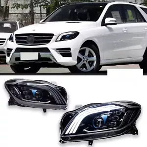 Headlights For Benz W164 ML350 2012-2015 LED w/Sequential Turn Signal Assembly - Bild 1 von 7