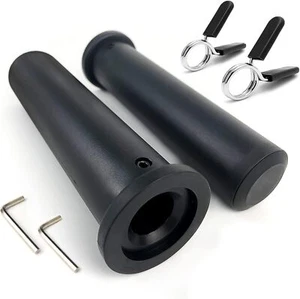 Olympic Adapter Sleeve 8"2 PCSConverts 1" Standard Weight Plate Posts to 2" O... - Picture 1 of 3