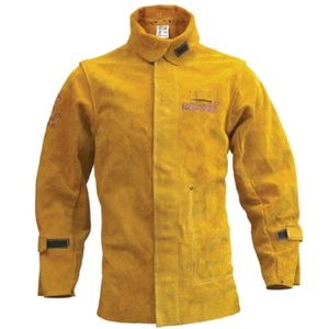 Parweld Panther Leather Welders Jacket M Gold Protective Clothing Welding P3788 - Picture 1 of 5