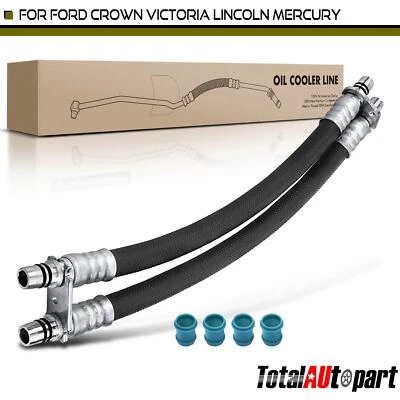 Conjunto de manguera de enfriador de aceite de motor para Ford Crown Victoria Lincoln Town Car V8 4,6 L Foto 1 de 4