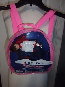 Mini mochila original Delta Flight Attendant Doll - Imagen 1 de 3