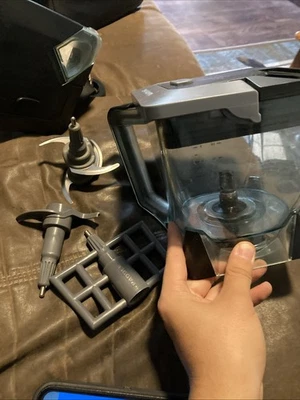 Ninja Pro System 1100 Replacement 40oz 5 Cup Food Processor Bowl w/ Blades Read - Image 1 of 4