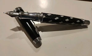 MONTEVERDE BLACK TIE Deluxe Fountain Pen~ IRIDIUM POINT - Picture 1 of 5