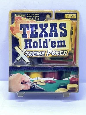 Texas Hold'em Xtreme Poker Cards Poker Chips New Sealed 2004 Patch Products - Image 1 of 3