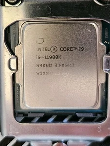 Intel Core i9-11900K 3.5-5.3 GHz 8 core 16 thread LGA1200 Processor (SRKND) - Photo 1/1