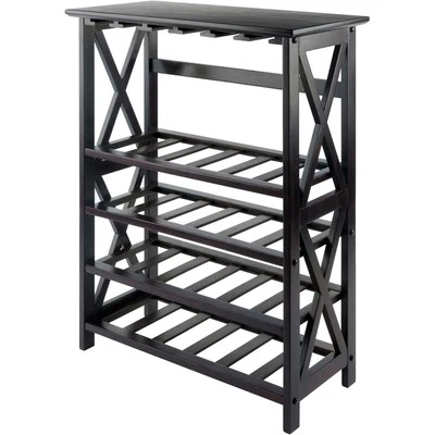 Winsome Rio 24-Bottle Wine Rack, Espresso - Image 1 of 4