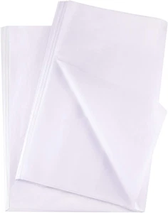 100 Sheets White Tissue Paper Christmas White Gift Wrapping Paper for Xmas Easte - Picture 1 of 8
