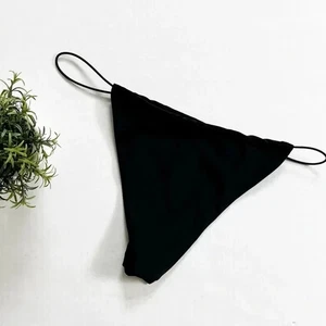 Princess Polly String Style Bikini Bottom in Black Sz 8 - Picture 1 of 9