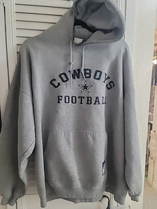 Reebok Hoodie Herren 2XL NFL On Field Dallas Cowboys Football grau Fleece gefüttert - Bild 1 von 9