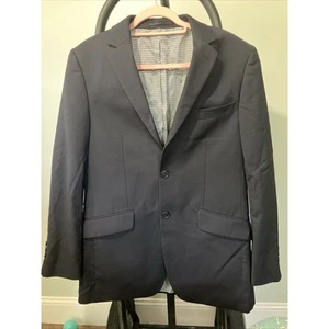 Ben Sherman Black Suit Jacket, 2 Button Fasten, Mens Size 38R, Tailored Blazer - Picture 1 of 15