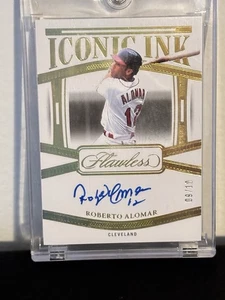2024 Flawless Roberto Alomar Iconic Ink Gold /10 Cleveland Indians - Picture 1 of 1