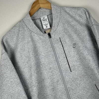 Nike Tech Pack Therma-Fit ADV вперед Bomber куртка вересковый серый вязаный Varsity XL - Изображение 1 из 4