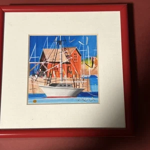 Motif #1 Rockport Mass Framed And Matted by Lauri Kaihlanen Framed 6.5x6.5 - Picture 1 of 7