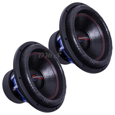 (2) American Bass HD-15D1-V3 | 15 Inch 4000W DVC 1 Ohm Car Audio Subwoofers 15in - Image 1 of 4
