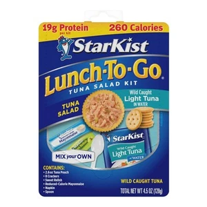 StarKist Mittagessen To-Go Stück Light Mix Your Own Thunfischsalat (Beutel), 4,5 Unzen Kit - Bild 1 von 8