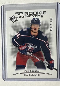 2021-22 SP Retail SP Rookie Authentics /1199 Cole Sillinger #108 Rookie RC - Bild 1 von 2