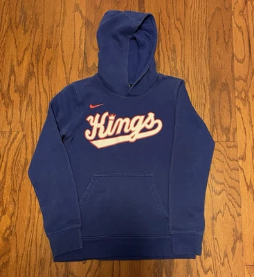 Youth Kids Sacramento Sactown Sac Kings Nike Pullover Hoodie Sweatshirt Peja Fox - Image 1 of 4