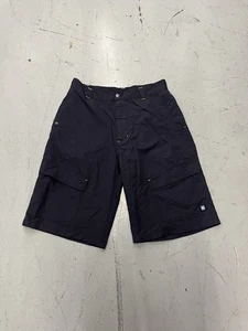 Vintage Quicksilver Cargo Shorts 32 Y2K Nylon 13 Zoll Schrittlänge Badehose marineblau Surf - Bild 1 von 15