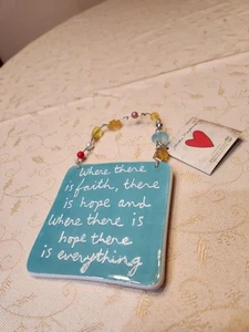 Department 56 Sandra Magsamen Hope Keramik Untersetzer Hängedeko - Bild 1 von 5