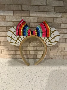 Disney Parks Mexican Concha Sweet Bread Pan Dulce Minnie Mouse Ears Headband - Picture 1 of 2