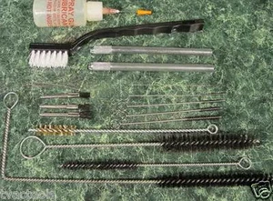23 piezas KIT DE LIMPIEZA DE PISTOLA PULVERIZADORA DE AIRE Limpiador con bandeja de almacenamiento cepillo pulverizador de pintura al óleo - Imagen 1 de 1