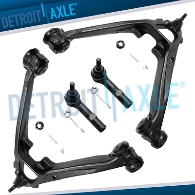 4pc Front Lower Control Arms Tie Rods for Chevy Silverado GMC Sierra 1500 Tahoe - Image 1 of 4