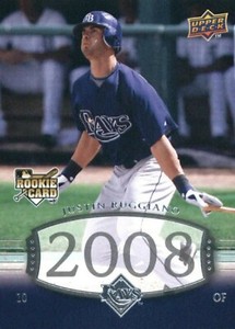 2008 Upper Deck Timeline #292 Justin Ruggiano RC Tampa Bay Rays