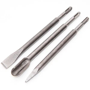 SDS Plus Meißel Set Spitzmeißel Flachmeißel Kanalmeißel für SDS+ Bohrhammer - Bild 1 von 4