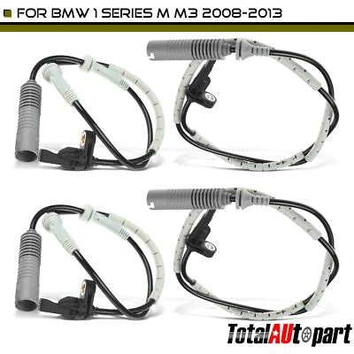 4x Sensor de velocidad de rueda ABS para BMW Serie 1 M M3 08-13 delantero y trasero izquierdo y derecho Foto 1 de 4
