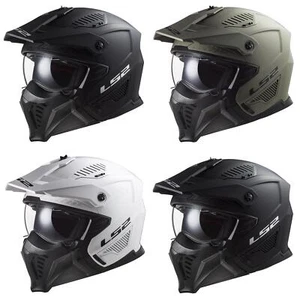 LS2 OF606 Casco moto alla deriva semplice fuori strada prova avventura maschera - Foto 1 di 23