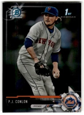 2017 Bowman Chrome Prospects P.J. Conlon #BCP11 New York Mets - Image 1 of 2