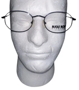 Vintage Boys Bugle Boy Eyeglass Frames BB-75 Navy Blue Rims Demo Lenses - Picture 1 of 5