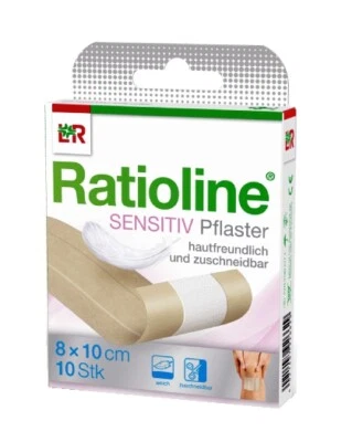 LOHMANN RAUSCHER RATIOLINE sensitive Wundschnellverband 8 cmx1 m 19900