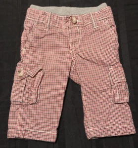 Babygap Boy Plaid Cargo Pants Size 3/6m - Picture 1 of 6