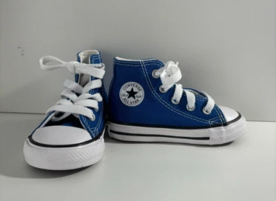 Converse All Star Chuck Taylor. Baby Toddler SZ 5 Blue High Top  - Image 1 of 4
