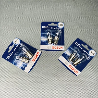 BOSCH 3497 6 Bombillas Larga Vida Actualización Miniatura Bombilla Para Ford Fiat Mazda 626 Foto 1 de 4
