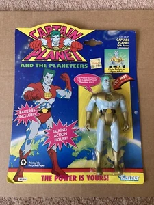 Captain Planet with Power Commands! CP and the Planeteers, Kenner vintage 1991 - Picture 1 of 9