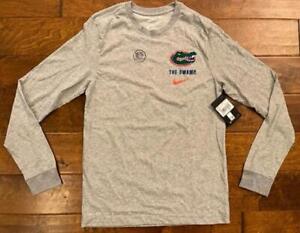 NWT Nike Florida Gators "The Swamp" Gray Long Sleeve Men’s T-Shirt Large