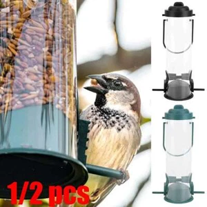 Squirrel-Proof Wild Bird Feeder - Portable Metal Bird Feeder for Garden Yard US - Picture 1 of 15