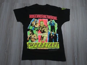 Vintage 1991 WWF Wrestling Superstars Shirt Hulk Hogan 90s Bossman Medium Men - Picture 1 of 6