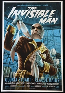 The Invisible Man Jason Edmiston Limited Edition Universal Monsters Mondo Funko - Picture 1 of 8